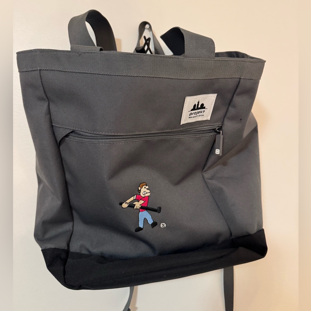 Projekt Backpack with Embroidered Design